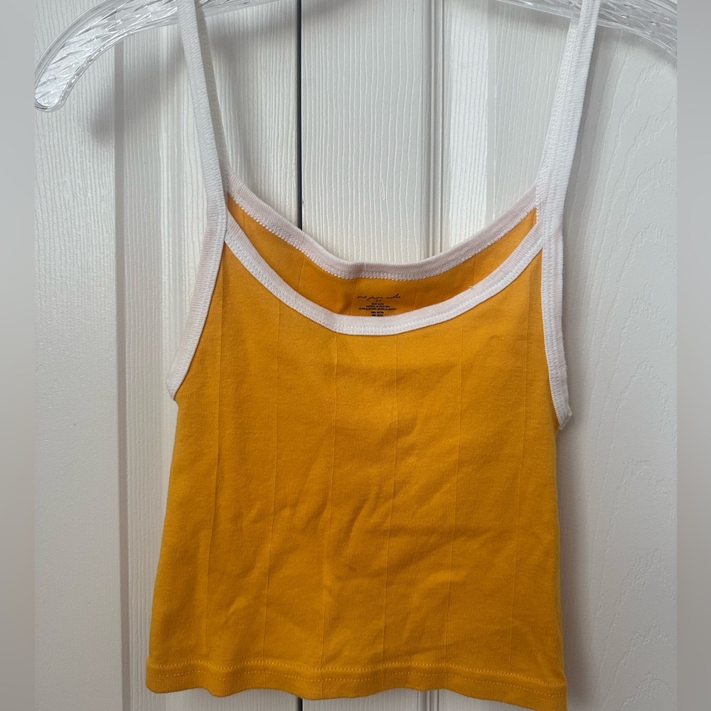 Urban Outfitters Yellow Crop Top